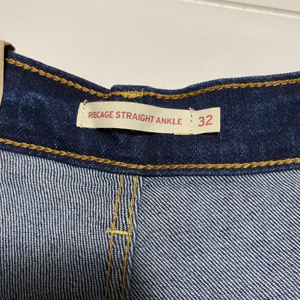 Levi’s Ribcage Straight Ankle Jean 33x27 - Picture 14 of 16